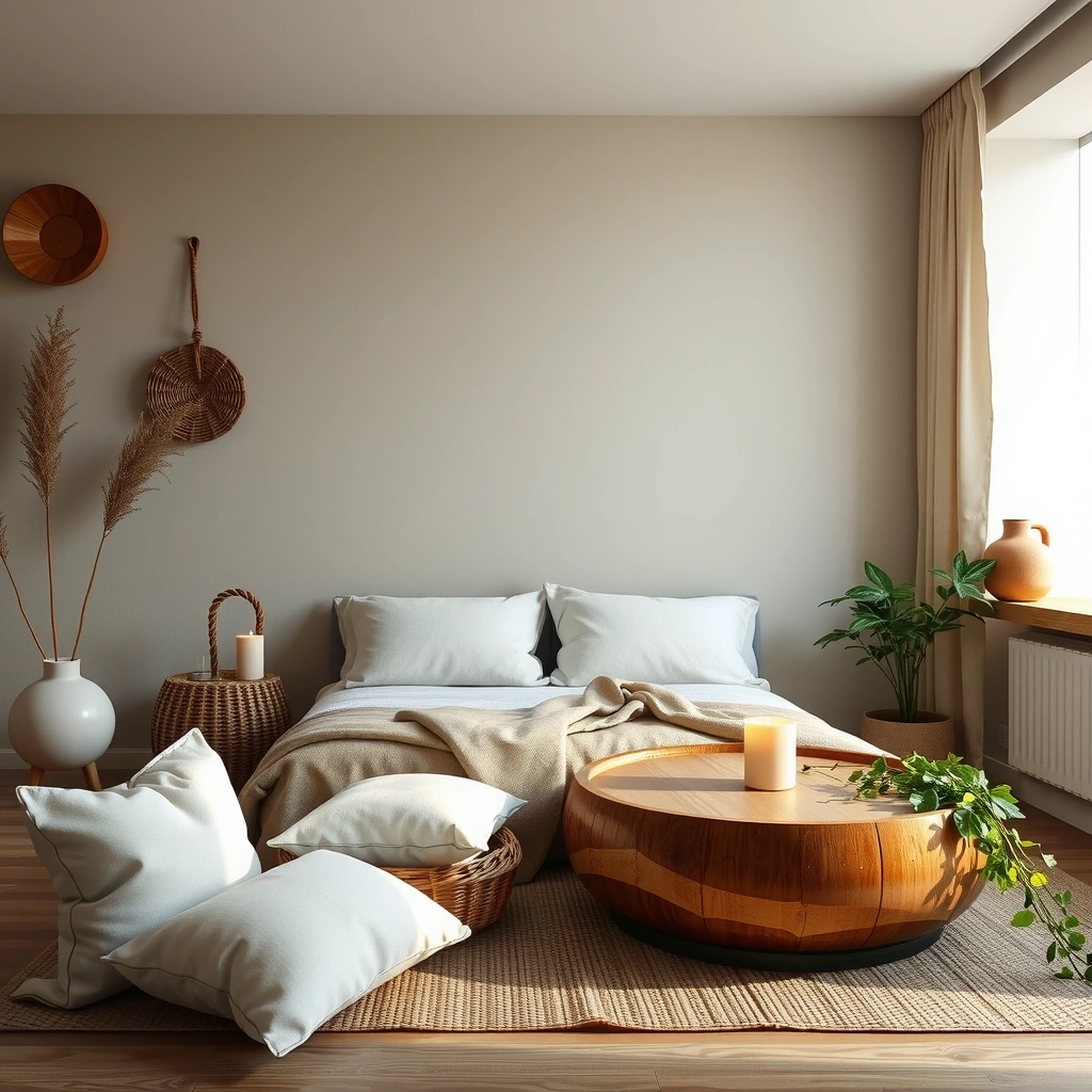 Innenraum von Heimvital Wels mit Naturmaterialien und Tageslicht